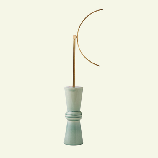 Lampe à poser Malibu vert pastel de Marioni