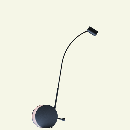 Lampe à poser en métal et noyer Chiocciola 02 - LUMEN CENTER