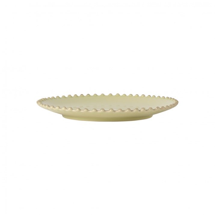 Assiettes à dessert rondes en grès bord perlé Pearl, lot de 6 - COSTA NOVA - La Maison MilanaisePEP222PISTA6 Assiettes à dessert Ø22cm H2.4cmPistacchio