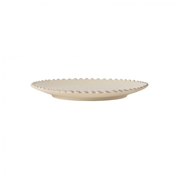 Assiettes à dessert rondes en grès bord perlé Pearl, lot de 6 - COSTA NOVA - La Maison MilanaisePEP222BLANC6 Assiettes à dessert Ø22cm H2.4cmBlanc