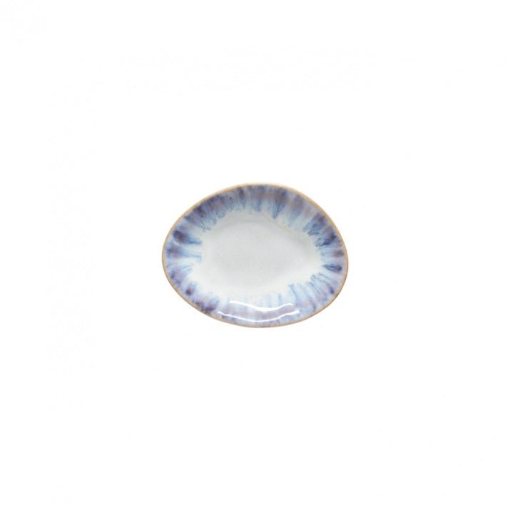 Assiettes apéritives en grès fin Brisa, lot de 6 - COSTA NOVA - La Maison MilanaiseGOP111BLEU6 Minis Assiettes 11.4x8.8xH1.8cmBleu