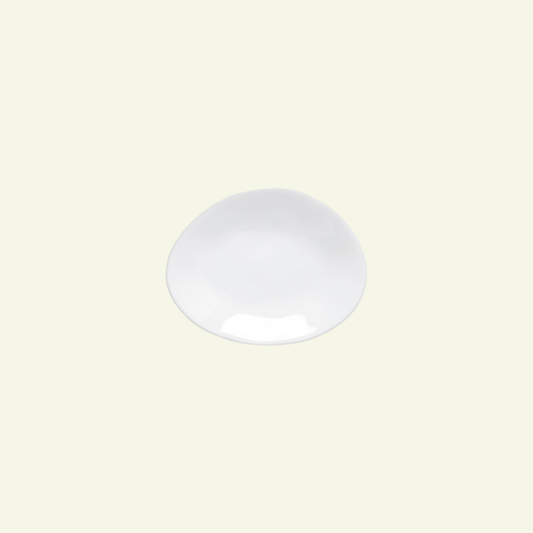 Assiettes apéritives ovales en grés fin Livia, lot de 6 - COSTA NOVA - La Maison MilanaiseGOP161LIVIA - 1Blanc