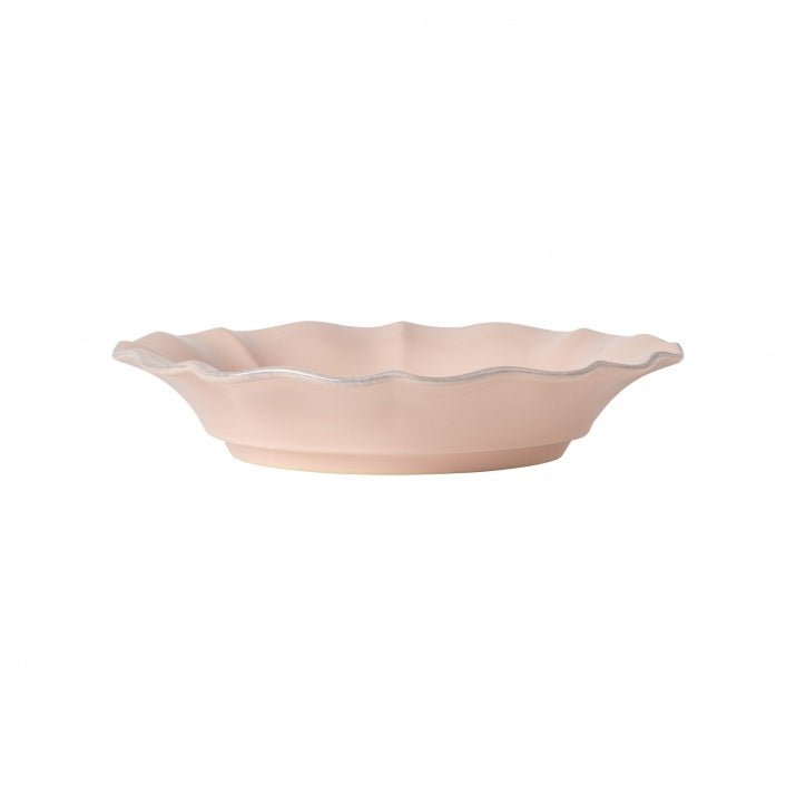 Assiettes creuses bord à volants en grès fin Rosa, lot de 6 - COSTA NOVA - La Maison MilanaiseDAP231R6 Assiettes à pâtes Ø22.8cm H5.5cmRose