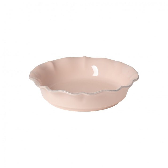 Assiettes creuses bord à volants en grès fin Rosa, lot de 6 - COSTA NOVA - La Maison MilanaiseDAP231R6 Assiettes à pâtes Ø22.8cm H5.5cmRose