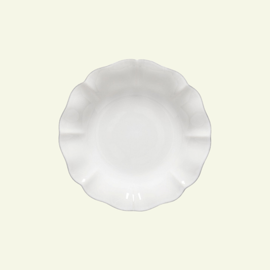 Assiettes creuses bord à volants en grès fin Rosa, lot de 6 - COSTA NOVA - La Maison MilanaiseDAP251B6 Assiettes creuses Ø24.7cm H4.8cmBlanc