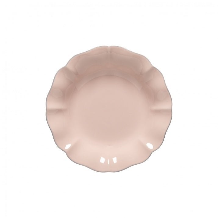 Assiettes creuses bord à volants en grès fin Rosa, lot de 6 - COSTA NOVA - La Maison MilanaiseDAP231R6 Assiettes à pâtes Ø22.8cm H5.5cmRose