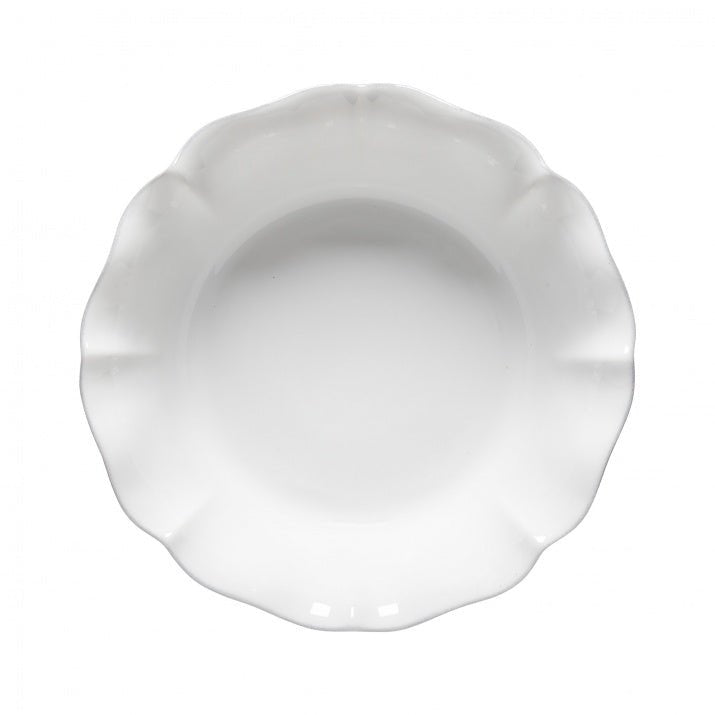Assiettes creuses bord à volants en grès fin Rosa, lot de 6 - COSTA NOVA - La Maison MilanaiseDAP251B6 Assiettes creuses Ø24.7cm H4.8cmBlanc