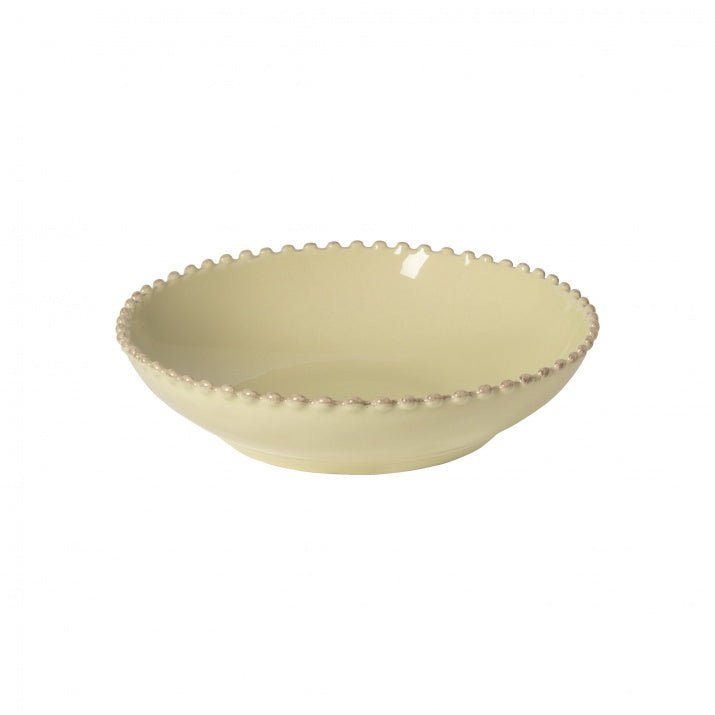 Assiettes creuses en grès bord perlé Pearl, lot de 6 - COSTA NOVA - La Maison MilanaisePEP231P6 Assiette à pâtes Ø23.6cm H5.6cmPistacchio