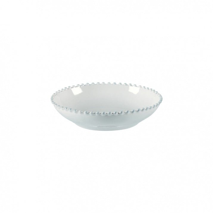 Assiettes creuses en grès bord perlé Pearl, lot de 6 - COSTA NOVA - La Maison MilanaisePEP231B6 Assiette à pâtes Ø23.6cm H5.6cmBlanc