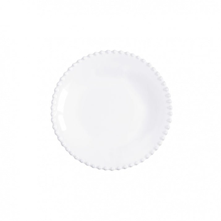 Assiettes creuses en grès bord perlé Pearl, lot de 6 - COSTA NOVA - La Maison MilanaisePEP241B6 Assiettes creuse Ø24.2cm H4.1cmBlanc