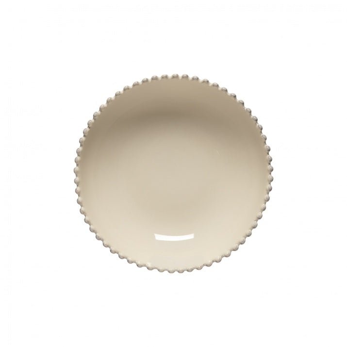 Assiettes creuses en grès bord perlé Pearl, lot de 6 - COSTA NOVA - La Maison MilanaisePEP241P6 Assiettes creuse Ø24.2cm H4.1cmPistacchio