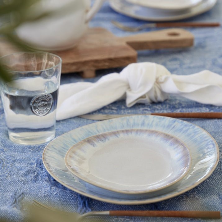 Assiettes creuses en grès fin Brisa, lot de 6 - COSTA NOVA - La Maison MilanaiseGOP201BLEU6 Assiettes à salade 20.3x15.8xH2.5cmBleu