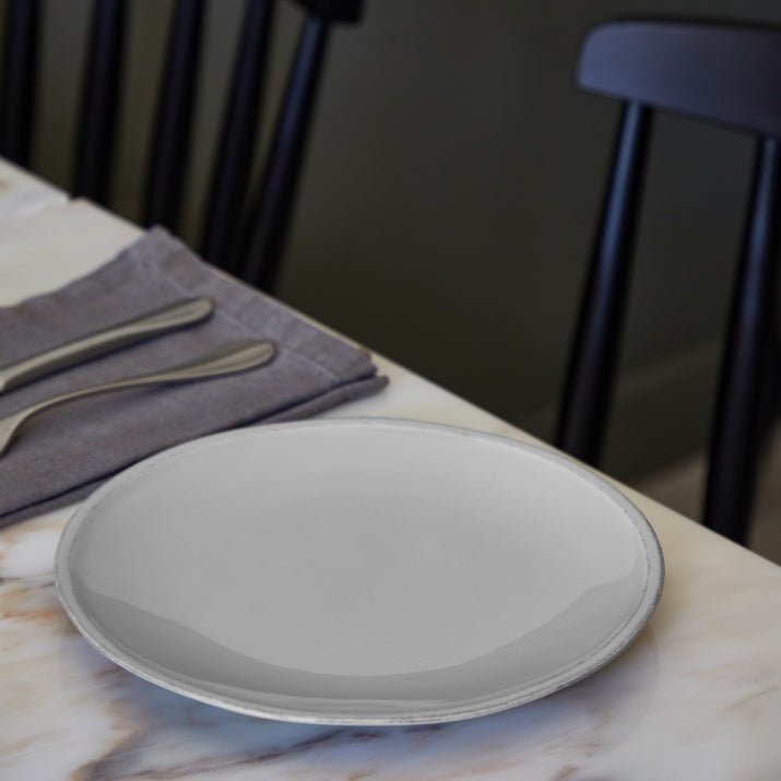 Assiettes plates en grés fin Friso, lot de 6 - COSTA NOVA - La Maison MilanaiseFIP281FRISO - 1Blanc