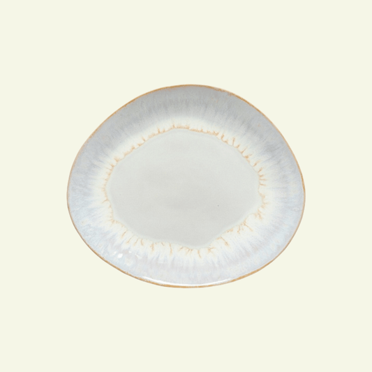 Assiettes plates ovales en grès fin Brisa, lot de 6 - COSTA NOVA - La Maison MilanaiseGOP261BLEU6 Assiettes Plates Ovales 26.6x22.5xH3cmBleu