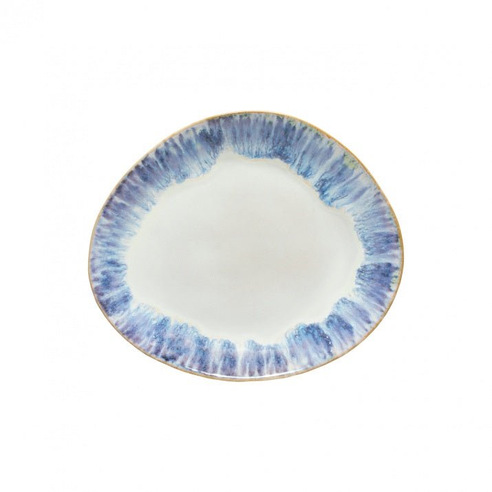 Assiettes plates ovales en grès fin Brisa, lot de 6 - COSTA NOVA - La Maison MilanaiseGOP261BLEU6 Assiettes Plates Ovales 26.6x22.5xH3cmBleu