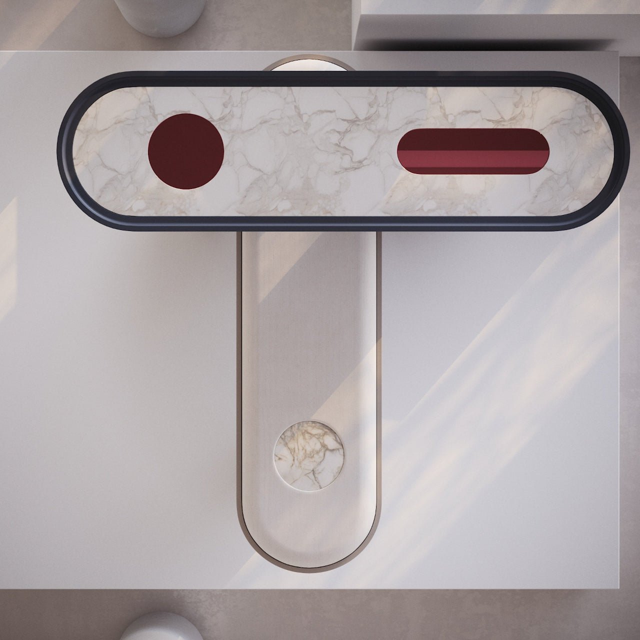 Banc DIANA – Élégance sculpturale & insert précieux - ULTRA MOBILI - La Maison MilanaisePDN150