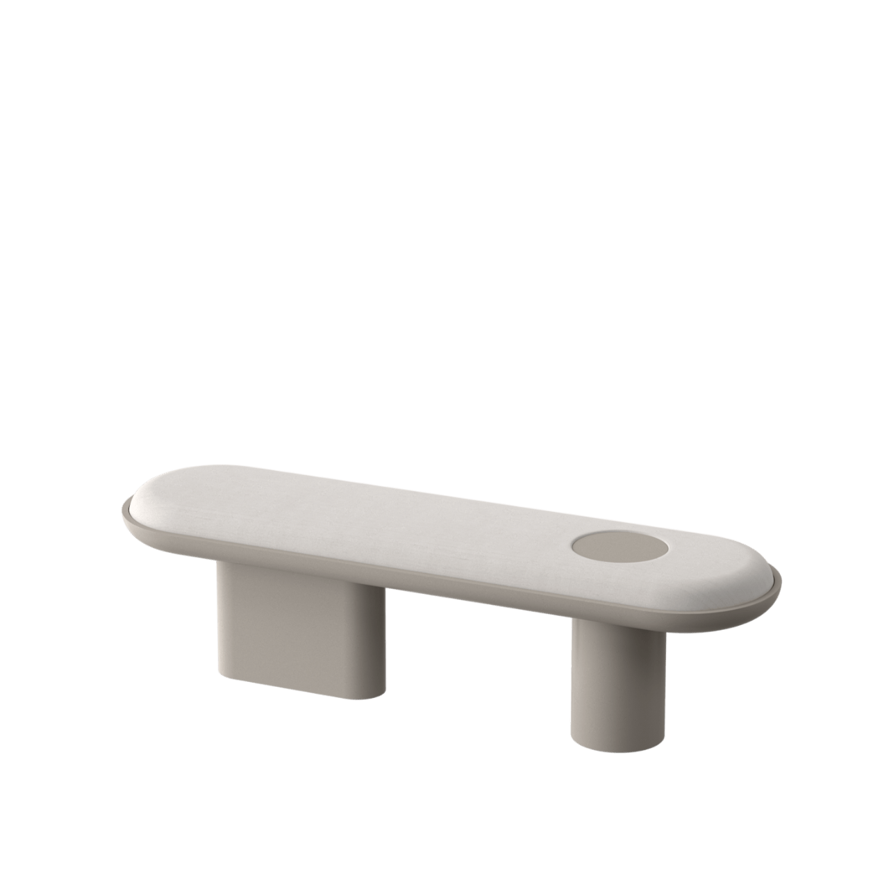 Banc DIANA – Élégance sculpturale & insert précieux - ULTRA MOBILI - La Maison MilanaisePDN150