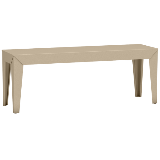 Banc rectangulaire en aluminium 120cm Zef - MATIERE GRISE - La Maison MilanaiseCrème 190Fuselés
