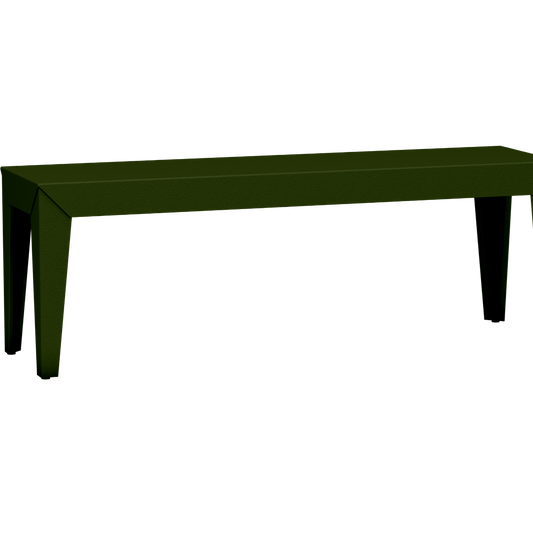 Banc rectangulaire en aluminium 130cm Zef - MATIERE GRISE - La Maison MilanaiseKaki 122Fuselés