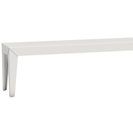 Banc rectangulaire en aluminium 195cm Zef - MATIERE GRISE - La Maison MilanaiseBlanc 001Fuselés