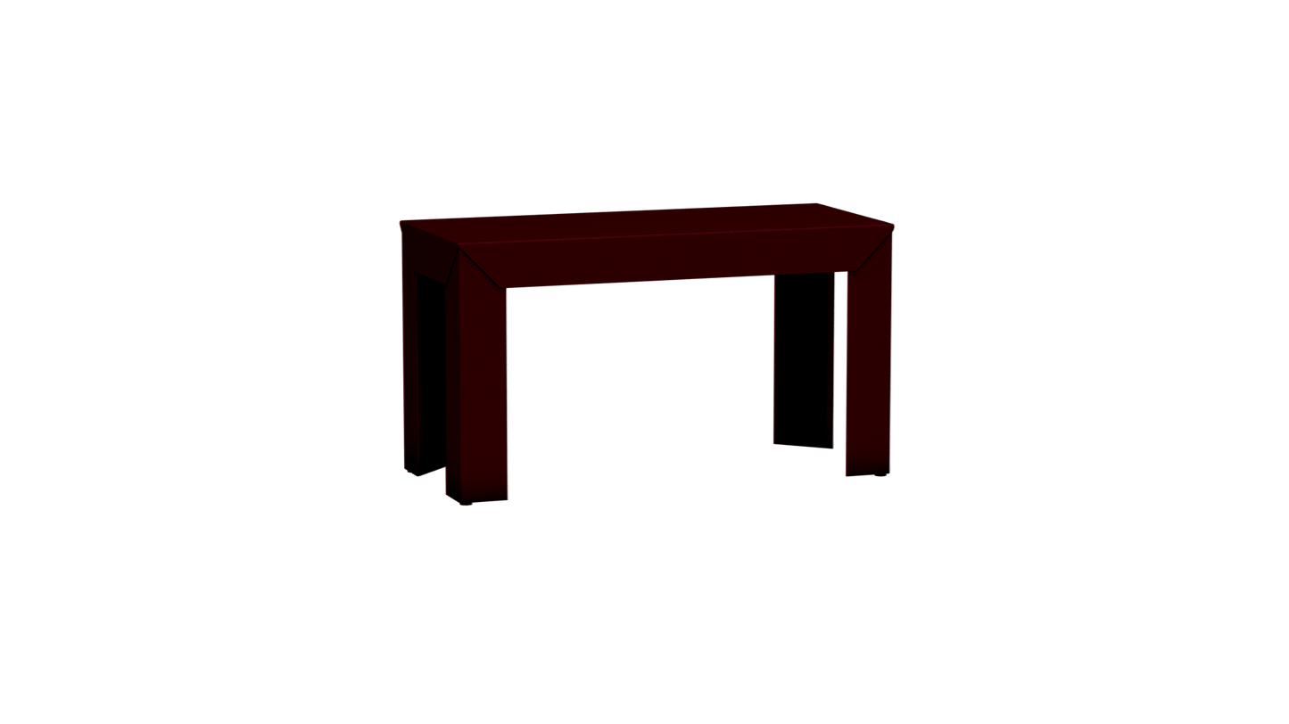 Banc rectangulaire en aluminium 80cm Zef - MATIERE GRISE - La Maison MilanaiseBANCZEF80INT - 5Bourgogne 153Droits