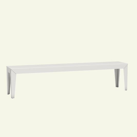 Banc ZEF 195cm extérieur – Convivialité design & esprit vintage - MATIERE GRISE - La Maison MilanaiseBANCZEF195EXTEggshell 161Droits