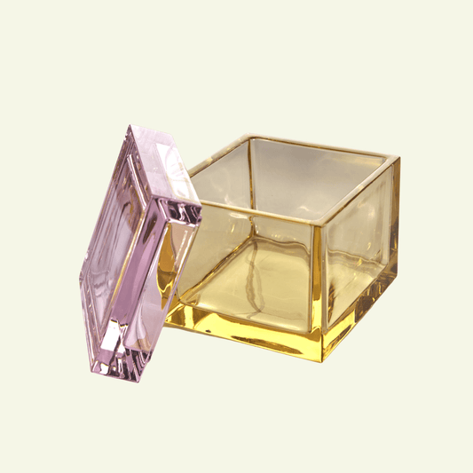 Boîte écrin en cristal soufflé à la main Palmi - STUDIO BOJOLA - La Maison MilanaisePALMI - 1Transparent