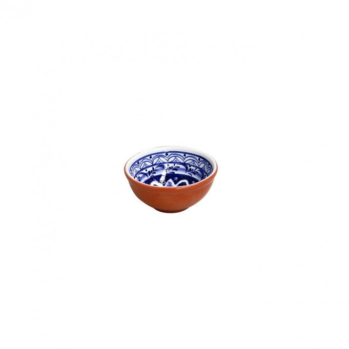 Bol floral bleu en terre cuite Alentejo Terracotta, lot de 6 - COSTA NOVA - La Maison MilanaiseCFL04306 Bols Ø11.4xH5.1cm Contenance 0.23L