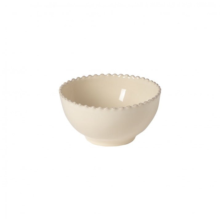 Bols en grès fin bord perlé Pearl, lot de 6 - COSTA NOVA - La Maison MilanaiseCrème grainé6 grands bols Ø16.5xH8.4cm contenance 0.8L