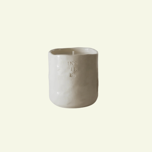 Bougie en céramique Mandarine et Basilic Inspire - MARTINAS HOME - La Maison MilanaiseBOUGIEINSPIRE - 1Moyenne
