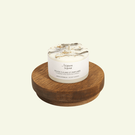 Bougie Votive Fleurie – Jardin Intérieur - MAISON SEJOUR - La Maison MilanaiseVOTIVEJARDIN