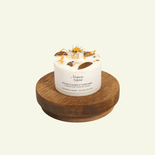 Bougie Votive Fleurie – Souvenir du Verger - MAISON SEJOUR - La Maison MilanaiseVOTIVEVERGER