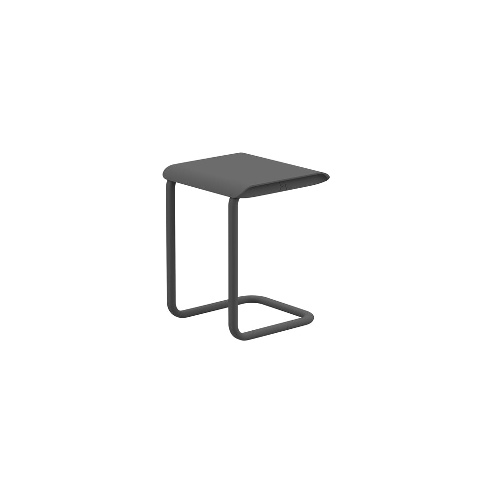 Bout de canapé carré en aluminium coloré - ALLURE D'AZUR - La Maison Milanaise582150A - 4Anthracite