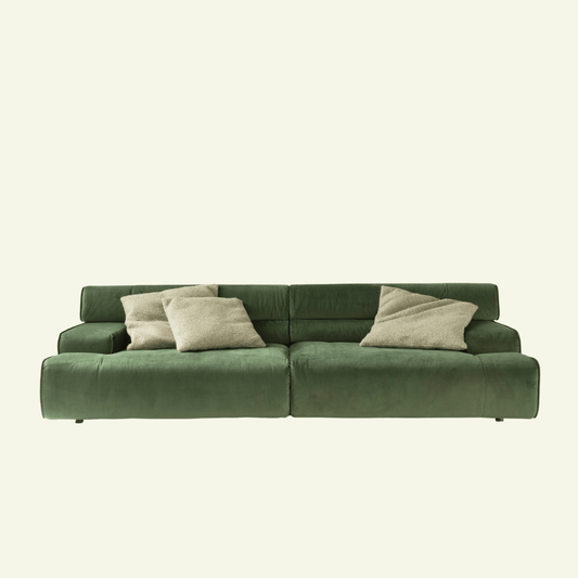 Canapé Colosseo - Design en Velours Vert – DESIGN WERK - La Maison MilanaiseCOLOSSEOII