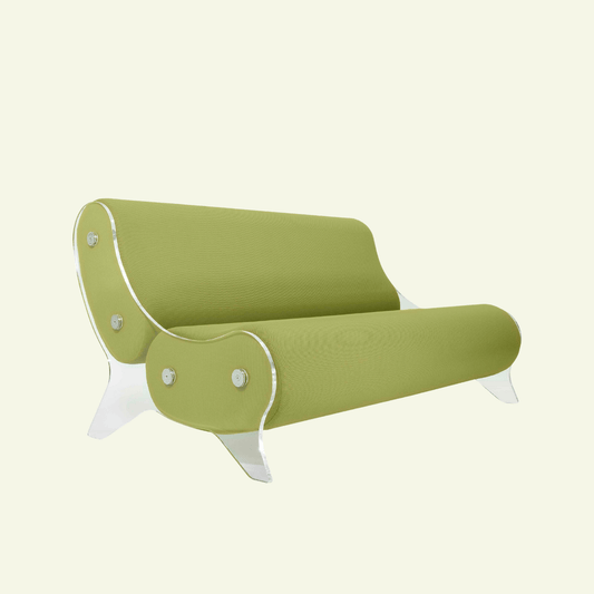 Canapé en altuglas et mousse alvéolaire - KUUMO DESIGN - La Maison MilanaiseMW6154BLANCBlanc154cm