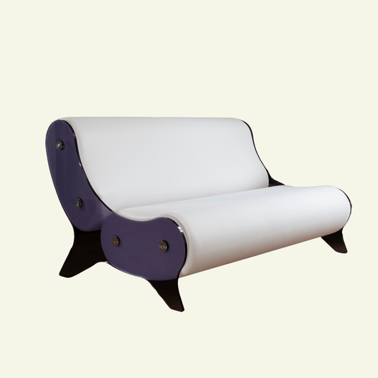 Canapé en altuglas fumé et mousse alvéolaire - KUUMO DESIGN - La Maison Milanaise154cmBronze