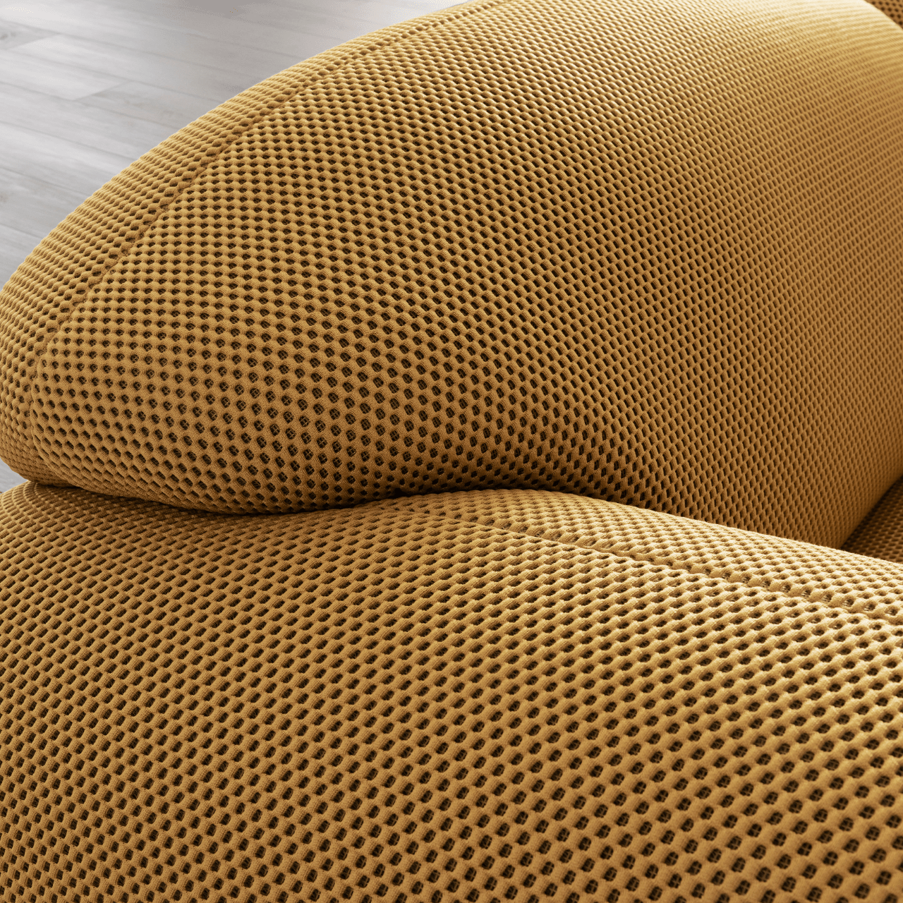 Canapé Globe moutarde – Design organique et confort haut de gamme - La Maison MilanaiseGLOBE