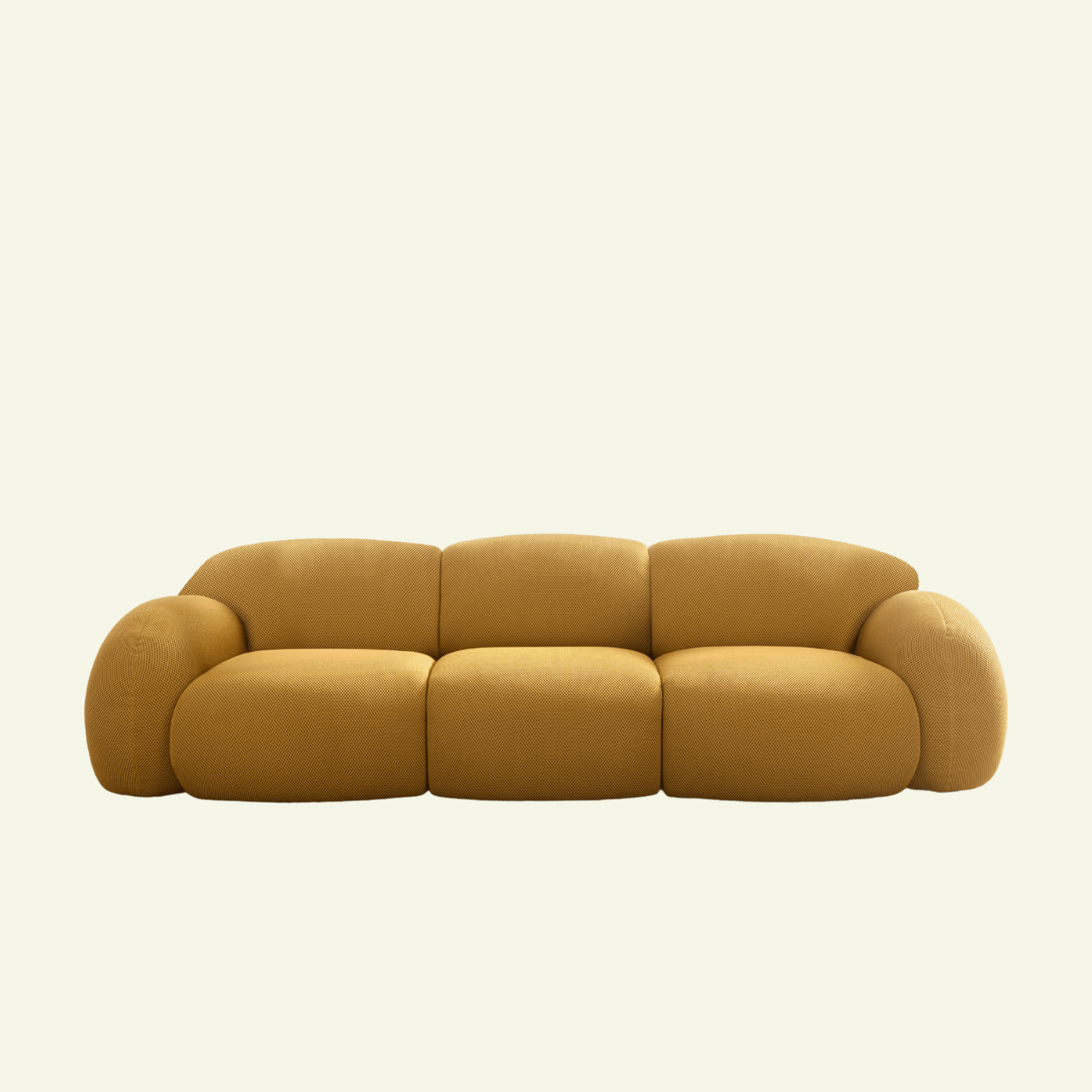 Canapé Globe moutarde – Design organique et confort haut de gamme - La Maison MilanaiseGLOBE