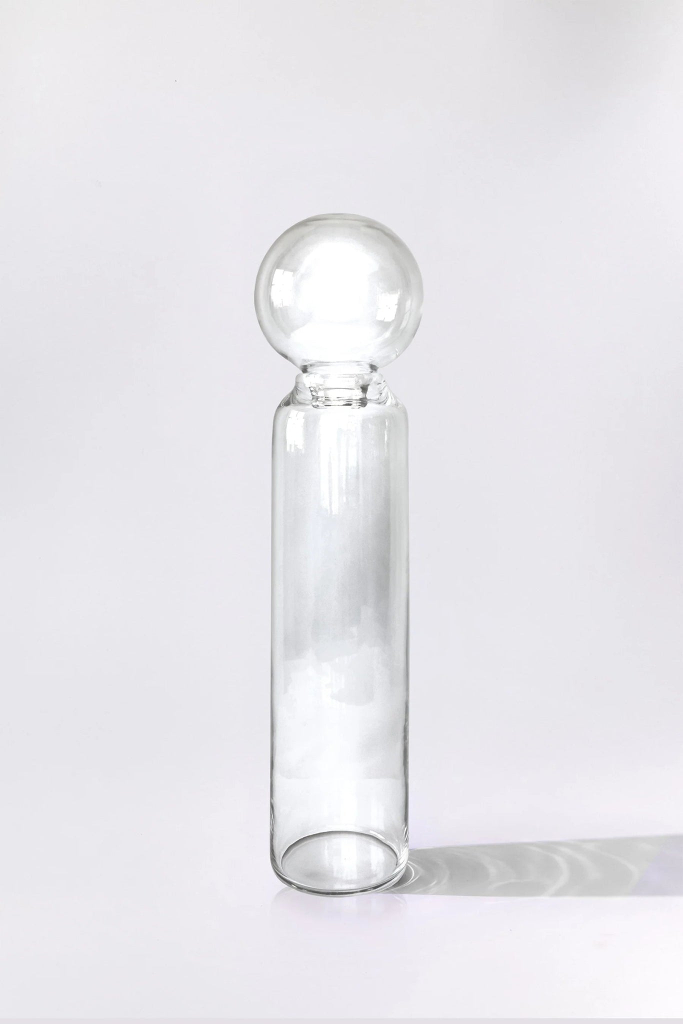 Carafe cylindrique en cristal soufflé à la main Amalfi - STUDIO BOJOLA - La Maison MilanaiseAMALFI - 1Transparent