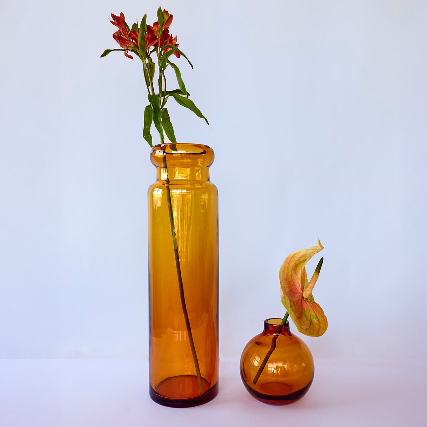 Carafe cylindrique en cristal soufflé à la main Ustica - STUDIO BOJOLA - La Maison MilanaiseUSTICACARAFE