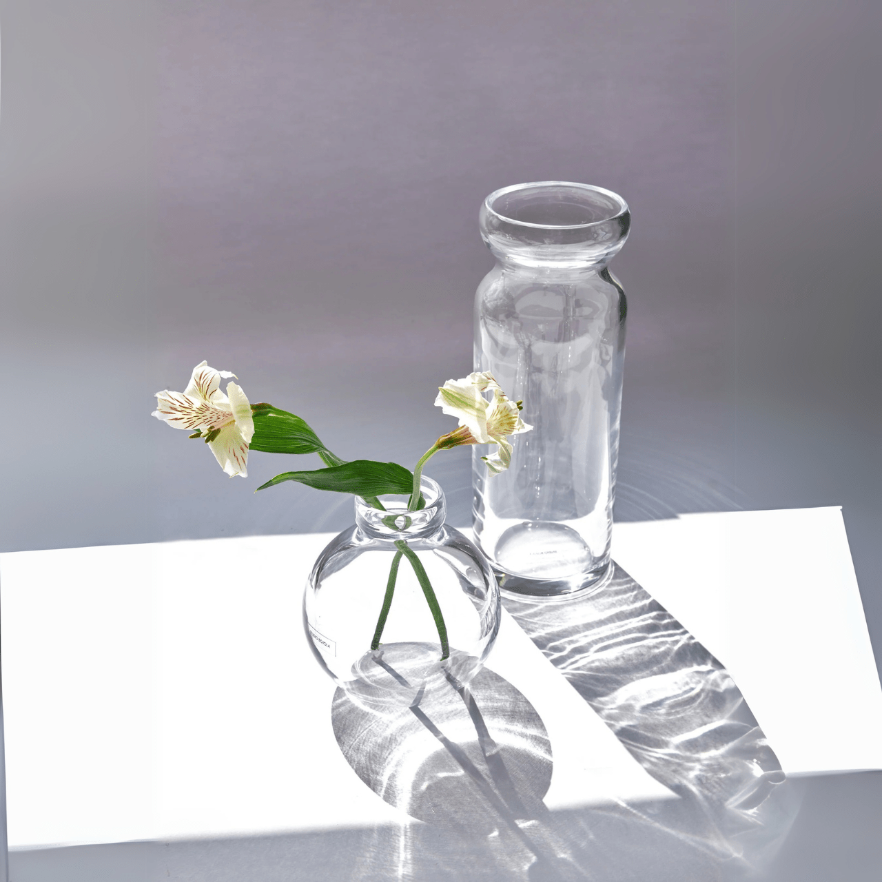Carafe en cristal soufflé à la main - STUDIO BOJOLA - La Maison MilanaiseLICATA - 1Transparent