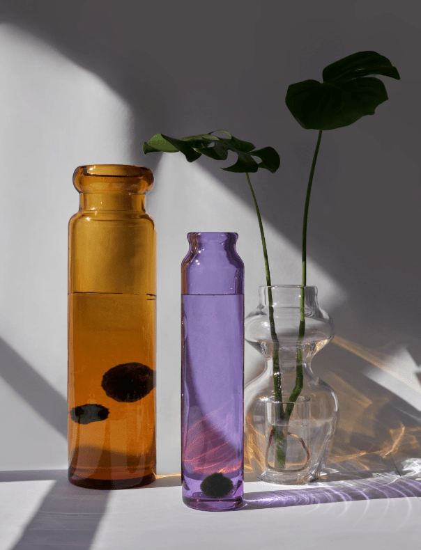 Carafe en cristal soufflé à la main - STUDIO BOJOLA - La Maison MilanaiseALICUDICARAFE