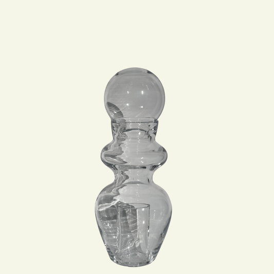 Carafe en cristal soufflé à la main - STUDIO BOJOLA - La Maison MilanaiseALICUDICARAFE
