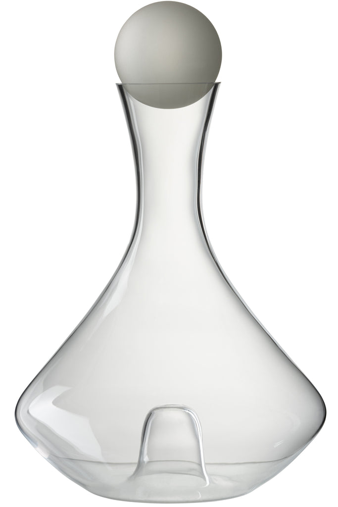 Carafe Moderne Courbée en Verre J-Line