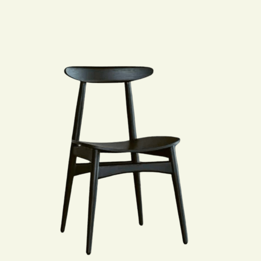 Chaise AL - MO Lot de 2 – L'élégance sombre du bois Carbone - IMPÉRIAL LINE - La Maison MilanaiseCHAISEALMONOIR
