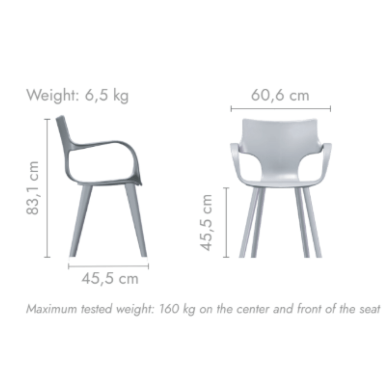 Chaise bordeaux en plastique recyclé et bois Erbi - STILFIBRA - La Maison MilanaiseSTILSS010169/STILSBM082211