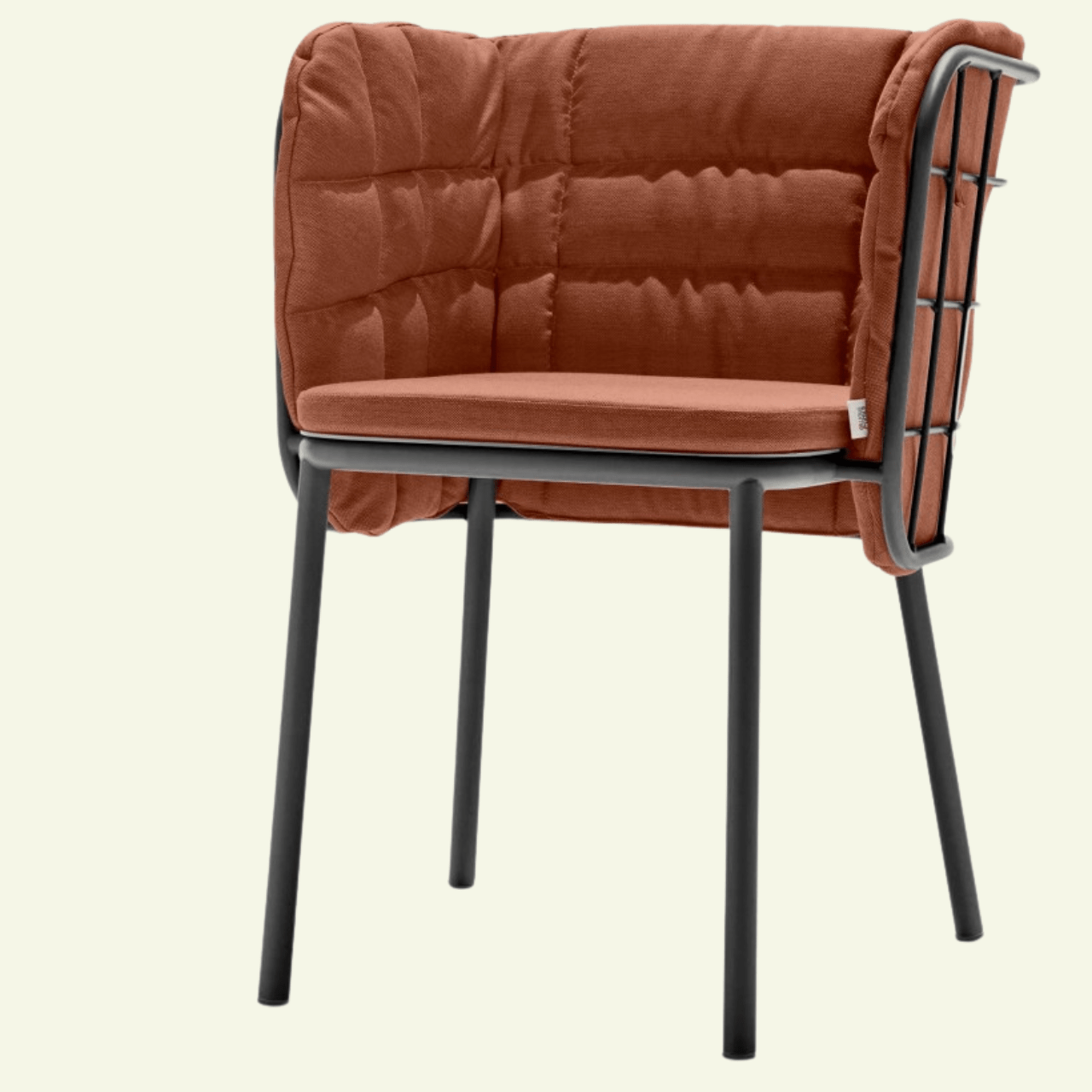 Chaise design en métal Jujube - CHAIRS & MORE - La Maison MilanaiseAnthraciteRouge 301