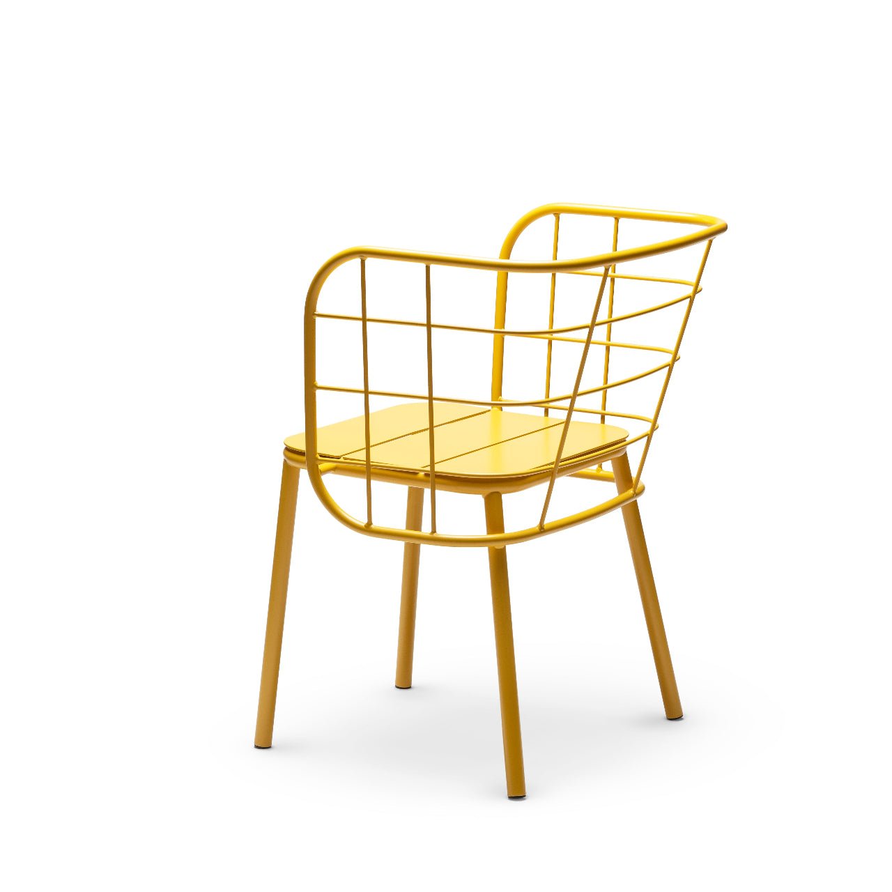 Chaise design en métal Jujube - CHAIRS & MORE - La Maison MilanaiseJUJUBESANSCOUSSINJAUNEJauneSans Tissus