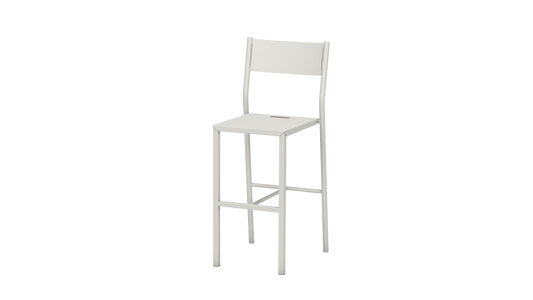 Chaise haute design en aluminium Take - MATIERE GRISE - La Maison MilanaiseCHAISETAKE - 13Craie 02365cm