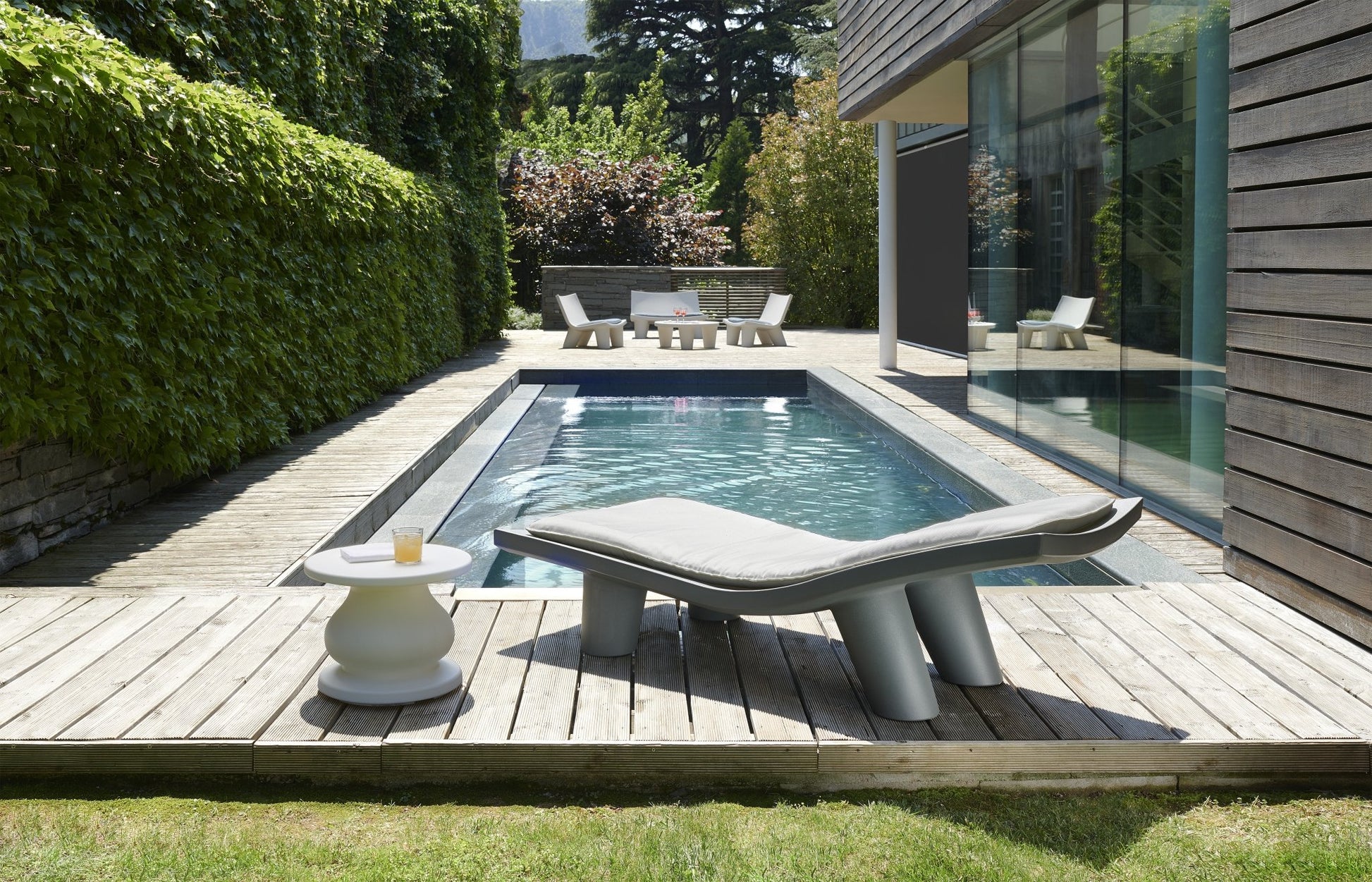 Chaise longue Low Lita – Design iconique par Paola Navone - SLIDE - La Maison MilanaiseJauneSans